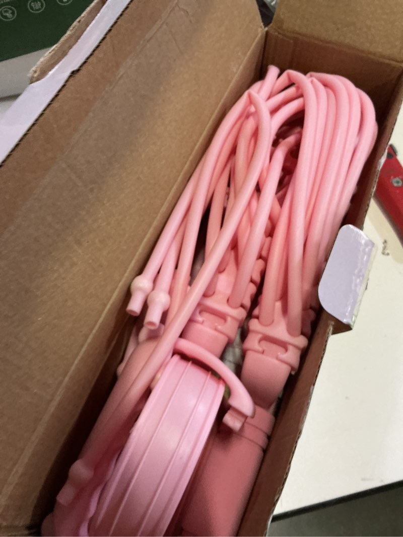 Condition photo showing Good Condition for pedal resistance band with handle, 2026 new upgraded 8-tube 3-in-1 multi-function foot pedal puller for back stretch & chest expand, portable latex fitness with 4 extra replacement tubes pink