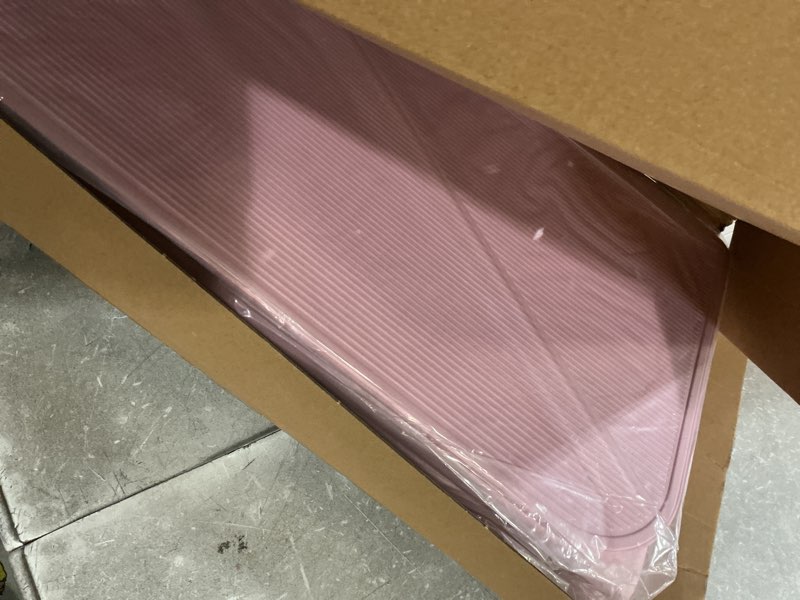 Condition photo showing Good Condition for – foldable multi-purpose fitness & yoga mat, workout mat with non-slip surface, portable & lightweight, for studio or home use, as seen on shark tank