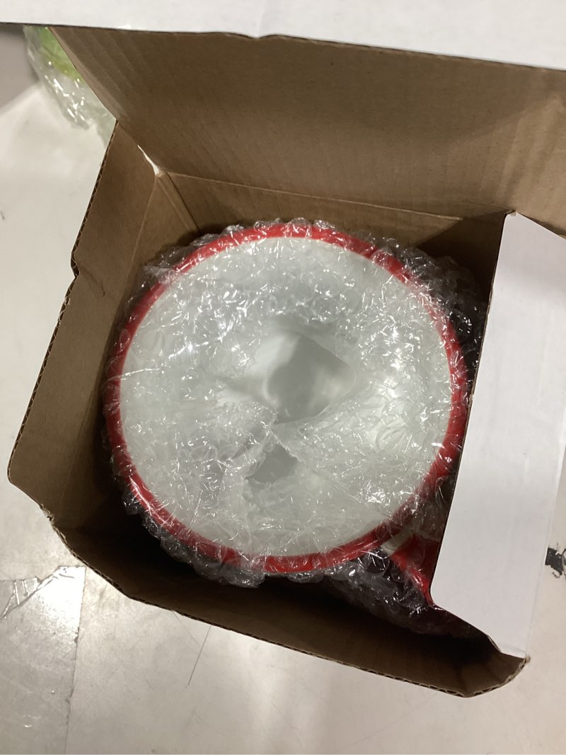 Spoontiques Dachshund Christmas Ceramic Camper Mug, 14oz - Microwave & Dishwasher Safe, for Cold & Hot Beverages