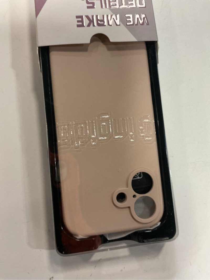 Condition photo showing Good Condition for for iPhone 17 Pro Case, Liquid Silicone Cover with Camera Protection Anti-Scratch Soft Microfiber Lining Shockproof Protective Phone Case for iPhone 17 Pro 6.3", Stone A-Stone iPhone 17 Pro