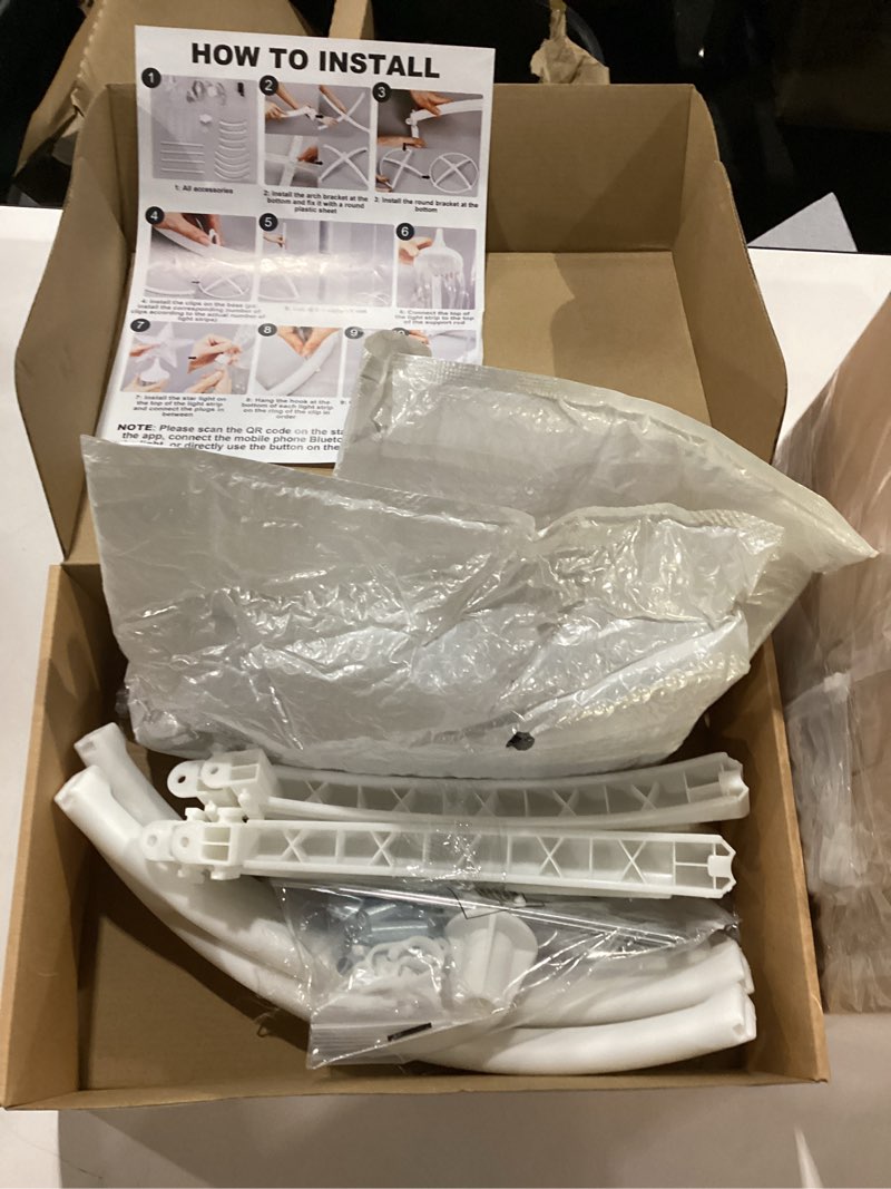 Condition photo showing New/Like New for 6 Pack 4Ft Christmas LED Cone Tree Lights Outdoor Decorations 24 Modes Color Changing with Timer Foldable Lighted Trees Waterproof String Lights Holiday for Christmas New Year Xmas Yard