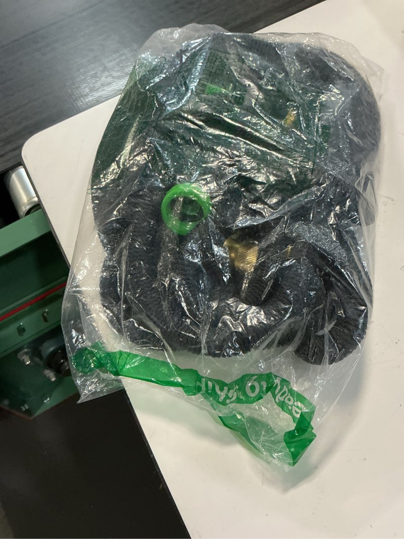 Condition photo showing Good Condition for flexi hose expandable garden hose with 8 function nozzle, 50ft - lightweight retractable garden hose, water hose - no-kink flexibility, 3/4 inch solid brass fittings and double latex core 50ft black