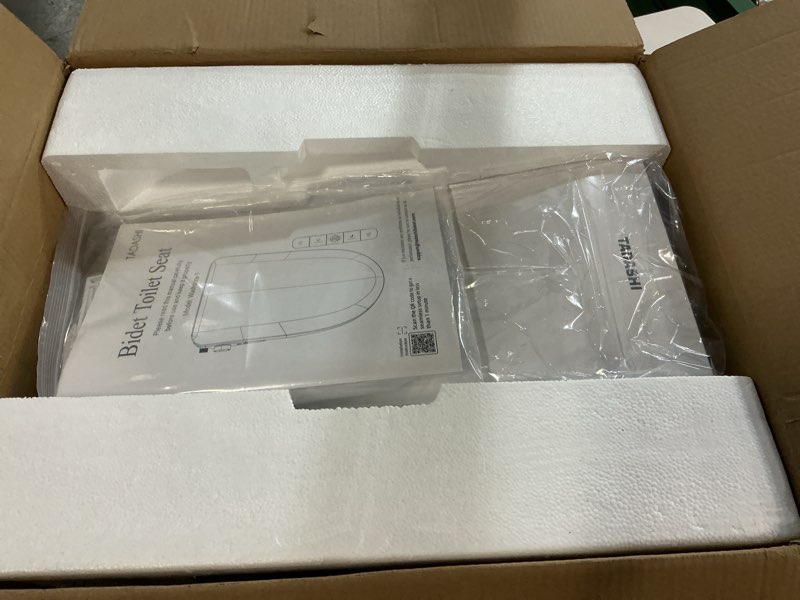 Condition photo showing Good Condition for tadashi bidet toilet seat elongated, heated toilet seat, instant warm water & dryer, feminine & rear wash, self-clean nozzle, slow close lid, child/eco/silent mode smart luxury style