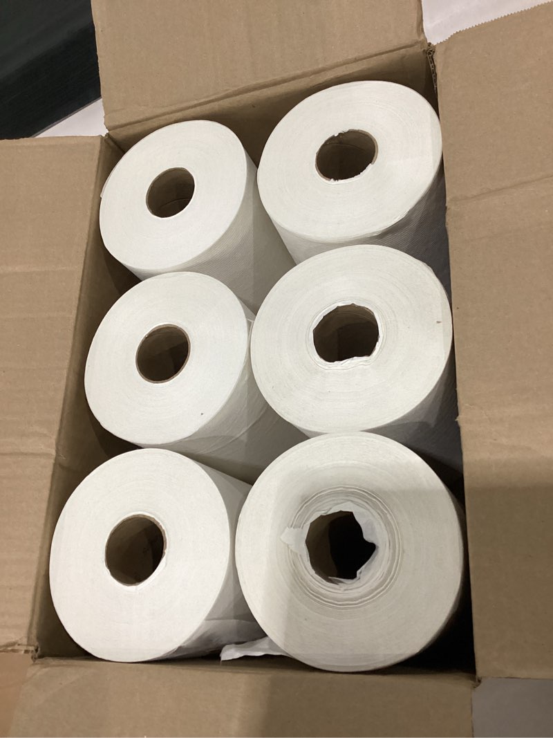 Condition photo showing New/Like New for Georgia-Pacific, Pacific Blue Ultra, 9" Paper Towel Rolls (26610), White, 6 Rolls per Case, 400' per Roll Paper towel refill
