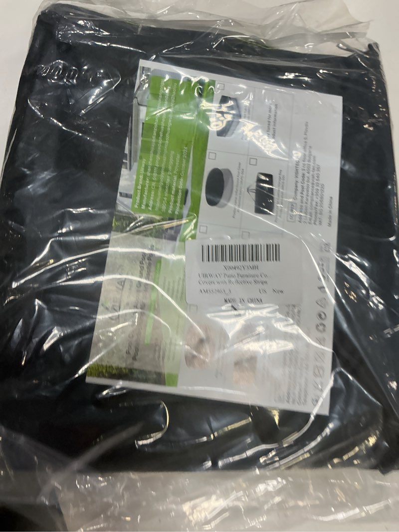 Condition photo showing New/Like New for uirway patio furniture covers waterproof - 126" l x 63" w x 28" h, outdoor furniture set covers rectangular, heavy duty 420d weatherproof outdoor couch shield with reflective strips 420d rectangular -126" l x 63" w x 28" h