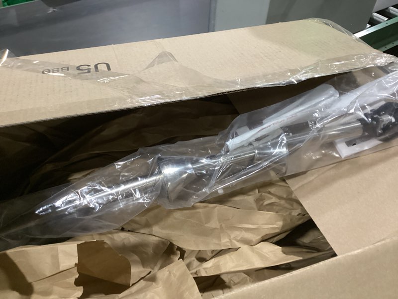 moen curved adjustable spring tension no drill shower curtain rod for bathroom, chrome finish, csr2172ch chrome curtain rod