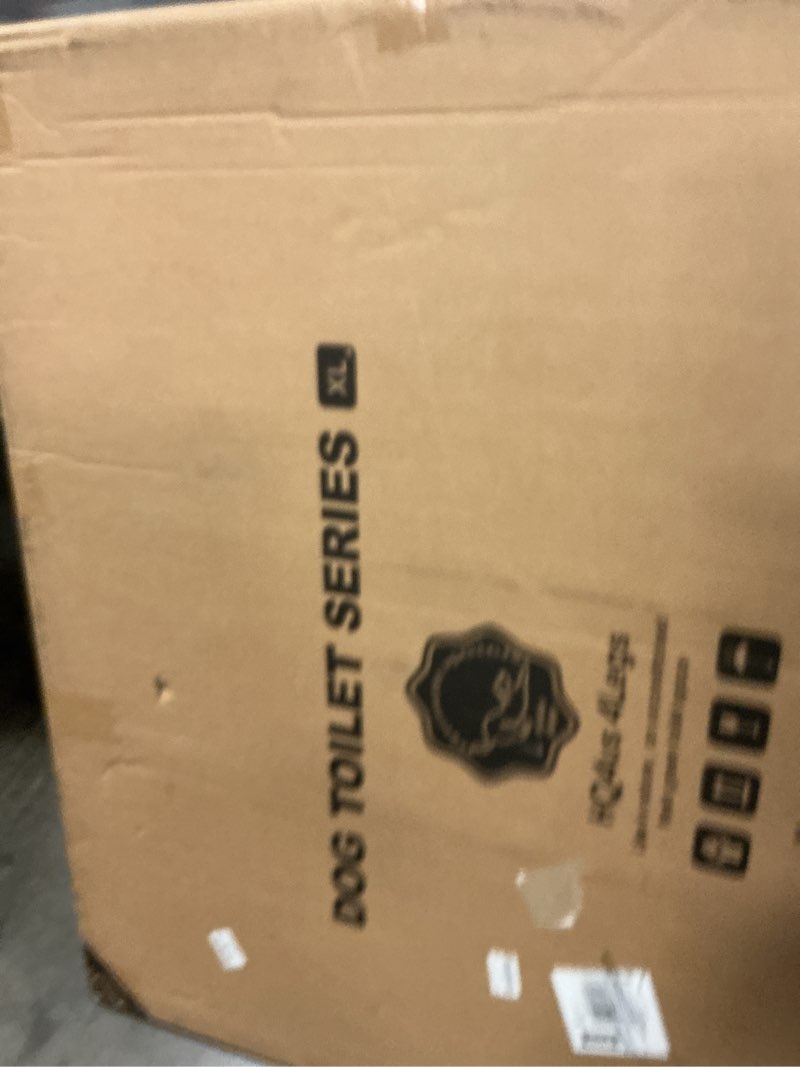 Condition photo showing New/Like New for dog grass pad with tray extra large 45”×34” ultra-absorbent artificial grass pad for dogs potty grass hemmed edge for indoor potty training, reusable dogs pee pads, dog litter box balcony x-large - 45”×34” for 60-100lbs dog