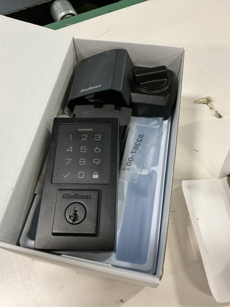 Condition photo showing Good Condition for 270 CNT 514 SMT RBP RCALFD Contemporary Smartcode Touchpad Deadbolt - Matte Black