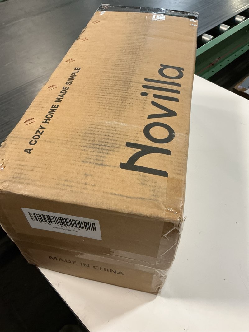 Condition photo showing New/Like New for novilla memory foam mattress topper queen - 3 inch cooling gel infused memory foam | slow-rebound pressure relief | certipur certified | comfort for sleeper sofa, rv, camper, dorm room 3 inch blue queen