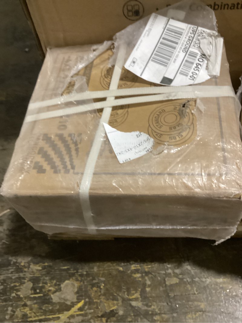 Fitvids Olympic 2-Inch Cast Iron Barbell Set, Including 255 Pounds Weight Plates Set & 7FT Olympic B