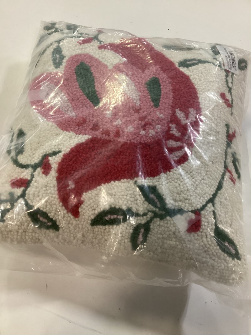 Peking Handicraft Festive Folk Dove Hook Pillow, 14-Inch, Multicolor