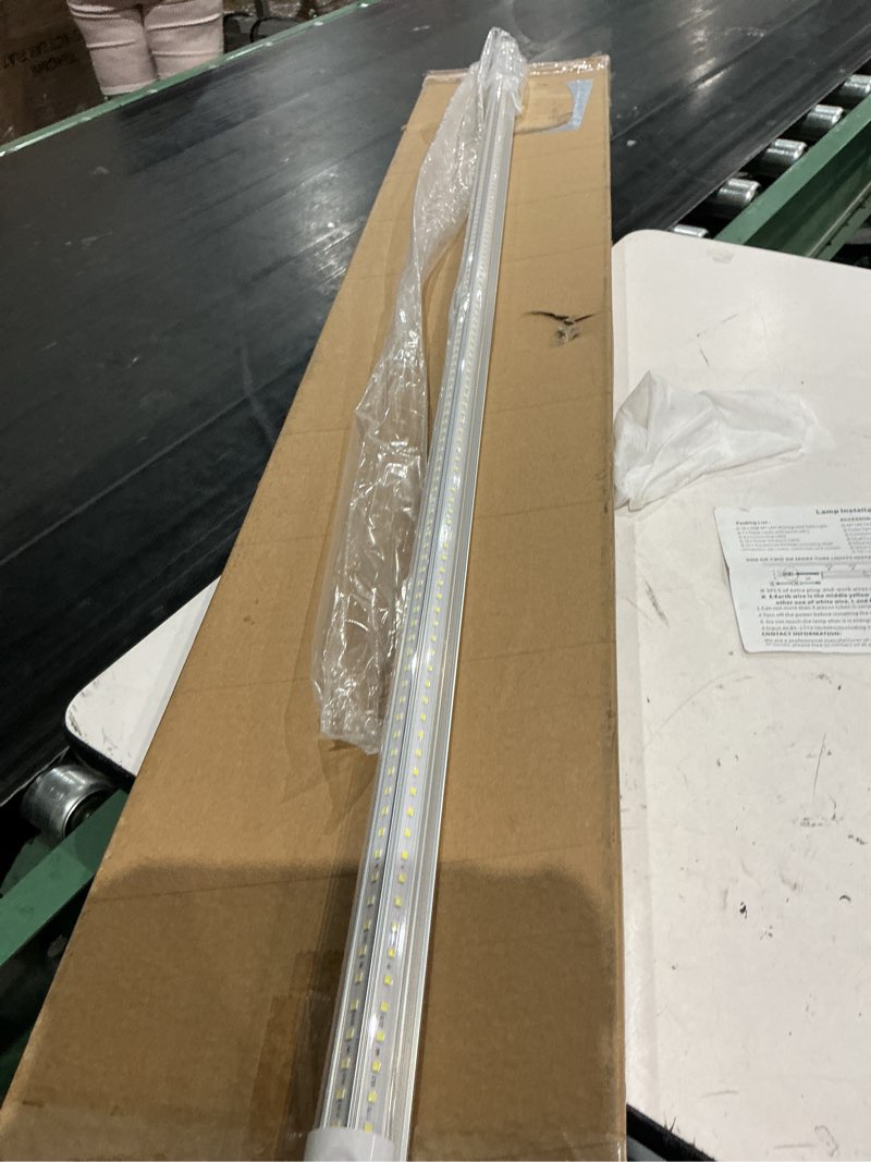 Condition photo showing As Is for led florecent tube replacement  ballast bypass