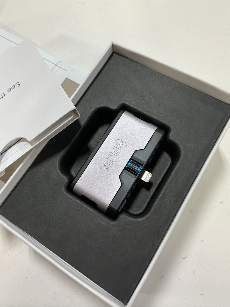 Condition photo showing Good Condition for Flir One - Thermal Imaging Camera for iOS Smartphones (iPhone 14 and Older w/Lightning Port), 240x180 Super Resolution (80x60 Native IR) iPhone 14 and Older - For iOS with Lightning Port