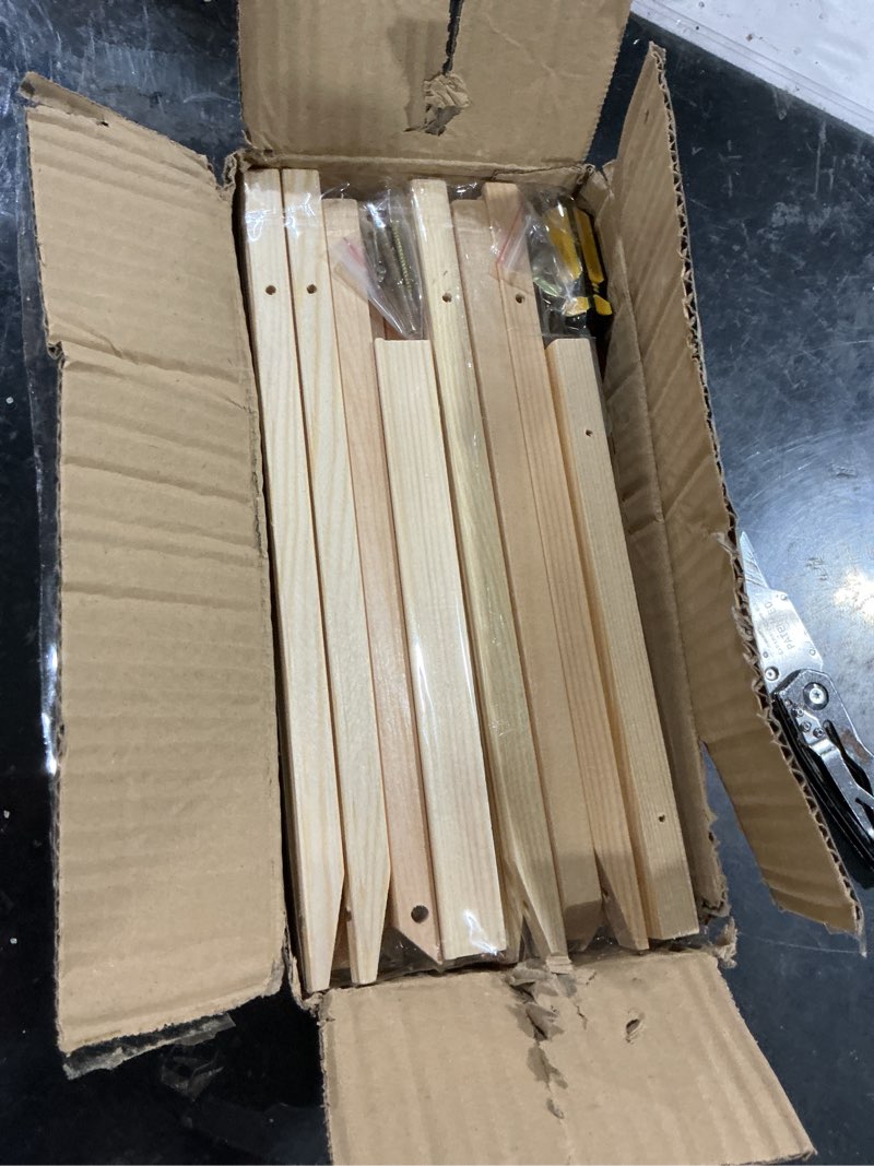 Condition photo showing Good Condition for 14 pack 9 inch wood easel, painting party easel, kids student tabletop easels for painting, portable canvas photo picture sign holder tripod painting easels for art & crafts