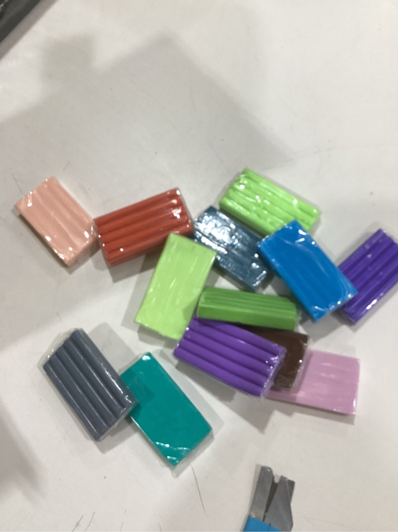 Condition photo showing Good Condition for tomorotec 32-color soft polymer clay set easy instructions - non-sticky, non-fading diy craft kit for kids & artists - non-toxic, environmentally friendly materials (32 colors, 22.4 oz) 32 colors 22.4 oz