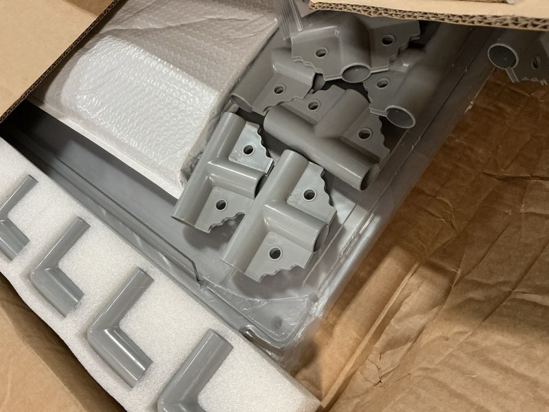 Condition photo showing As Is for Acrylic Dog Playpen Dog Playpen Indoor Puppy Pen Pets Fence Puppies Cage10 Panels for Puppies Dog Play Pens for Dogs Indoor (8)