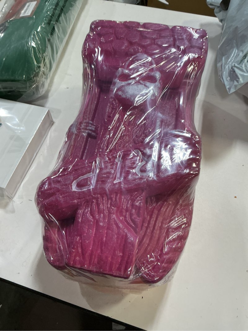 Condition photo showing New/Like New for JOYIN 17” Halloween Tombstones Outdoor Decorations, 5 Pcs Pink Halloween Foam RIP Graveyard Tombstones with 12 Metal Stakes for Graves Cemetery Yard Lawn Party Decor Pink & Orange