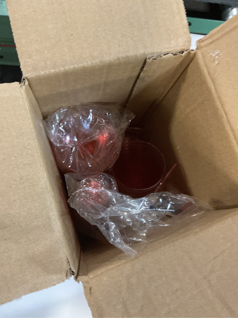 Condition photo showing Good Condition for SUREHOME Pink Champagne Flutes Plastic Champagne Glasses Disposable Mimosa Glasses 40 Pack 5 Oz Acrylic Stemware Cocktail Cups Bulk for Valentines Wedding Toasting Engagement Party Supplies Pink 40 Count (Pack of 1)