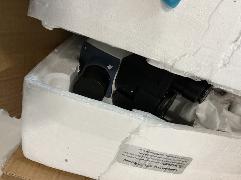 Condition photo showing Good Condition for Swift SW380T 40X-2500X Magnification, Siedentopf Head, Research-Grade Trinocular Microscope Compound Lab with Wide-Field 10X/25X Eyepieces, Mechanical Stage, Ultra-Precise Focusing, Camera-Compatible