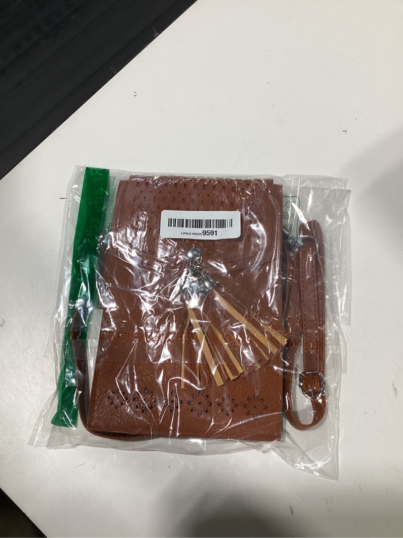Condition photo showing New/Like New for seosto womens small crossbody bag for woman, tassel wallet purse,gifts for teenage girls chocolate brown