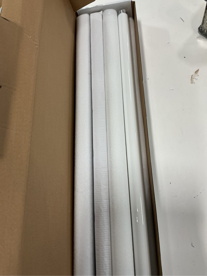 Condition photo showing Good Condition for 24 Inch F17T8/865 Fluorescent Bulb Daylight 6500K, 17 Watt T8 Light Bulb, 2 Foot Fluorescent Light Bulb, 1460 lumens, G13 Medium Bi-Pin Cap 8 Pack 8Pcs-24 Inch T8 17W DL