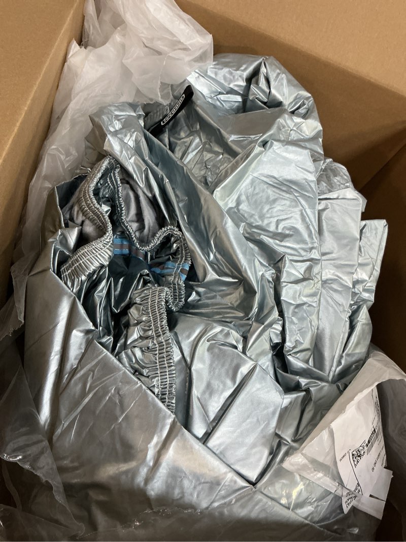 Condition photo showing As Is for TECOOM Car Cover Fit for Tesla Model 3 - Waterproof All Weather, 2017-2023 Model 3 Cover with Fleece Lining, Ventilated Mesh, Charge Port Opening, Zipper Door, Trunk Opening Silver Tesla: Model 3