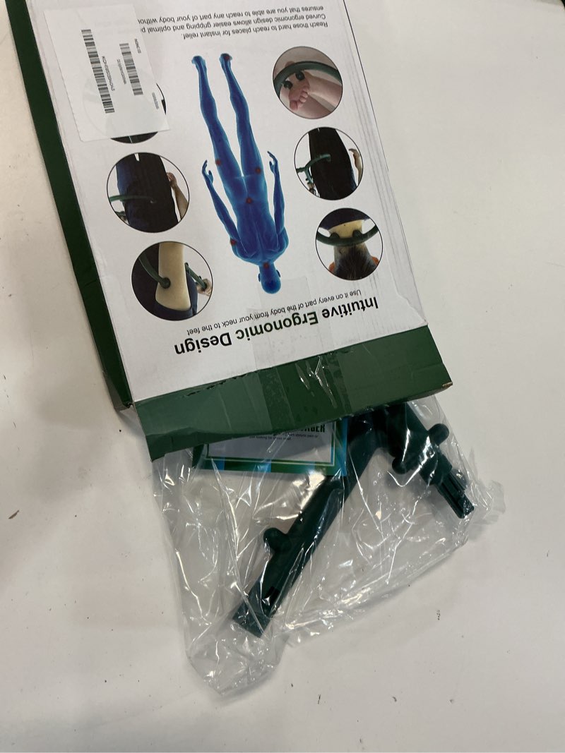 Condition photo showing New/Like New for shrdaepe massage trigger point cane, body deep tissue, handheld back, neck, shoulder, leg and feet massager rod, muscle release tool self massage hook cane gifts for women & men, green