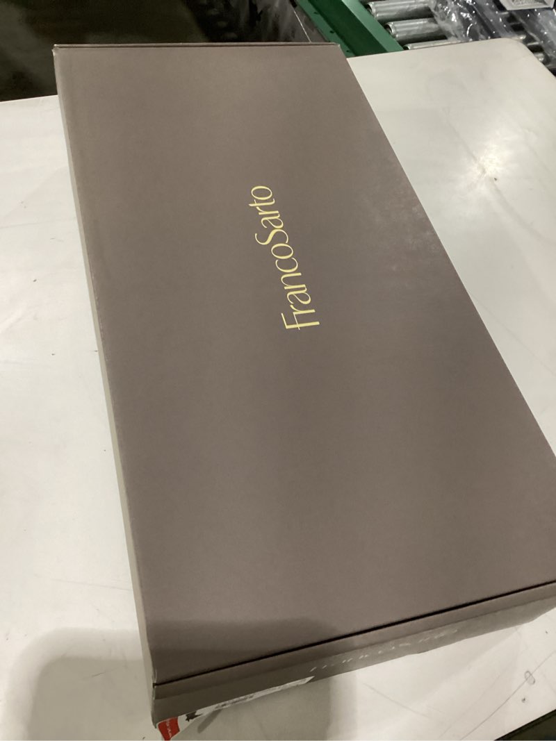 Condition photo showing New/Like New for Franco Sarto Womens Lyla Pointed Toe Knee High Boots Black Wide Calf Leather 6 M