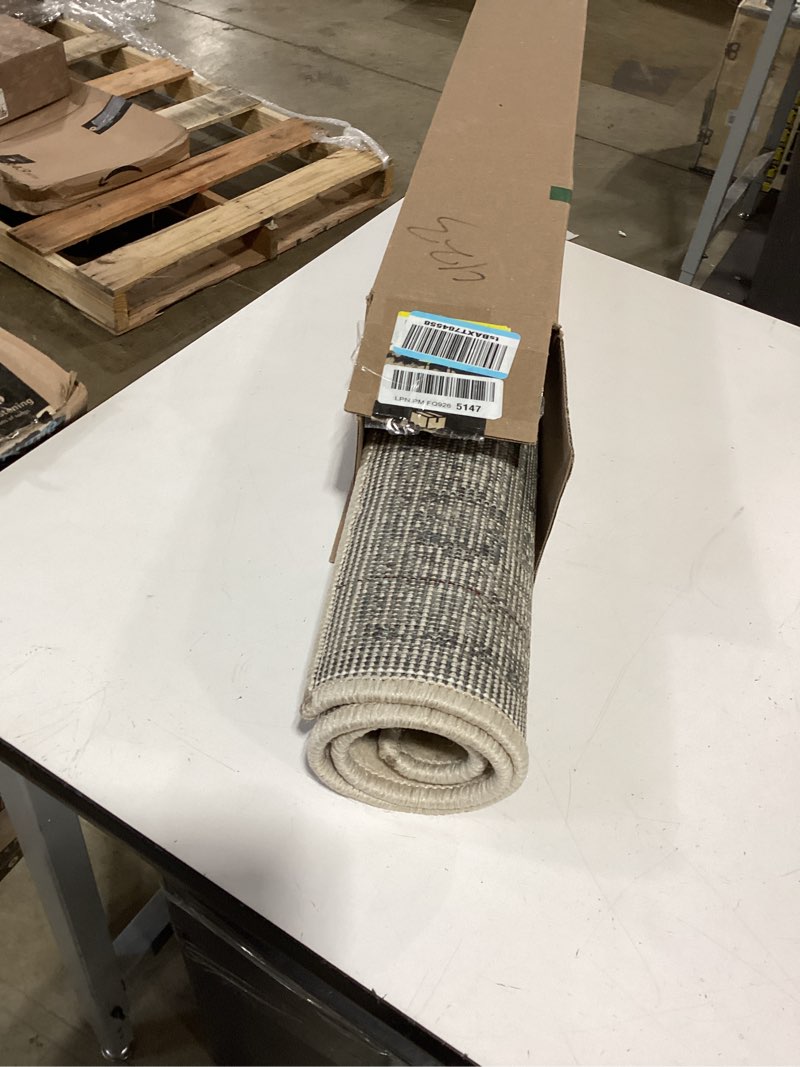 Condition photo showing New/Like New for nuloom 2x3 becca traditional tiled area rug, beige, faded transitional design, stain resistant, for bedroom, dining room, living room, hallway, office, kitchen, entryway beige 2' x 3' (rectangular)