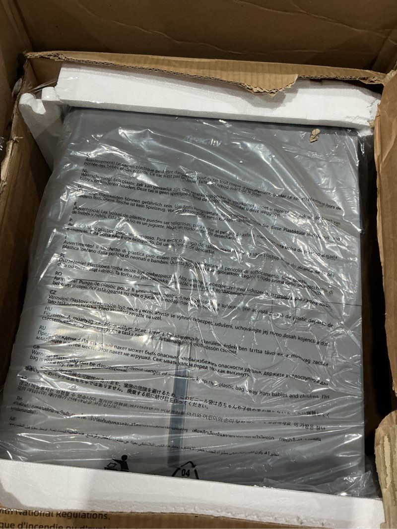 Condition photo showing Good Condition for aeocky 50 pint/day compressor dehumidifier, 3500sq.ft for basement, home, bedroom, bathroom, with drain hose, 0.8 gallon water tank capacity, intelligent humidistat, quiet grey