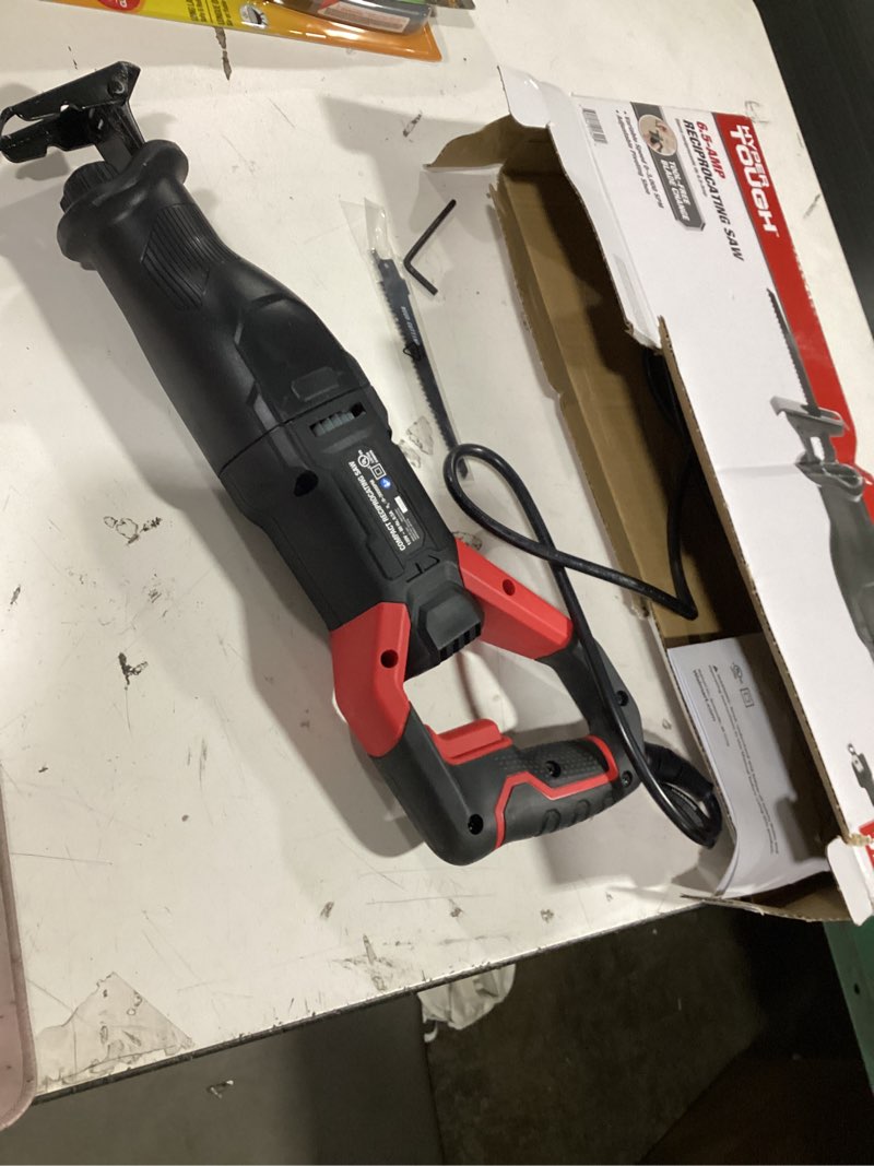 Condition photo showing Good Condition for hyper tough 6.5amp corded reciprocating saw, 3329