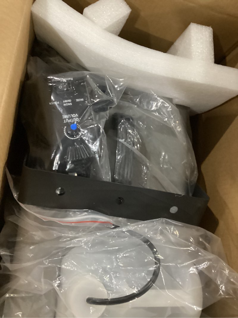 Condition photo showing New/Like New for TCFUNDY Snow Machine 1500W Snow Making Machine Snowflake Maker for Christmas Wedding Kids Party Stage Effect with Wired Remote Control