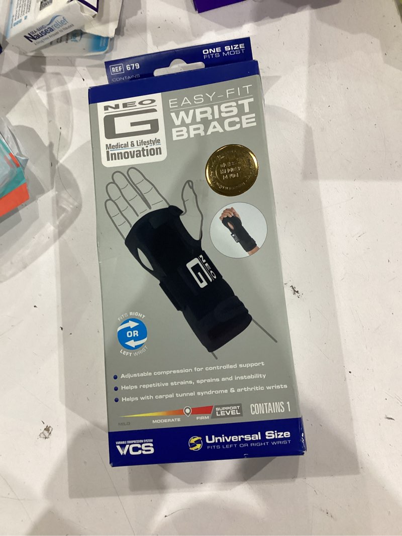 Condition photo showing Good Condition for neo g easy-fit wrist brace adjustable support for carpal tunnel & tendonitis fsa/hsa eligible
