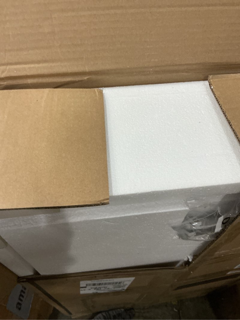 Condition photo showing item condition for TETOTE 40 x 32 Medicine Cabinet with Tempered Beveled Mirror Silver Medicine Cabinet Mirror Aluminum Cabinet DTC Hinges, Stepless Adjustable Shelves, Recessed/Surface-Mounted 32"L x 40"W Silver