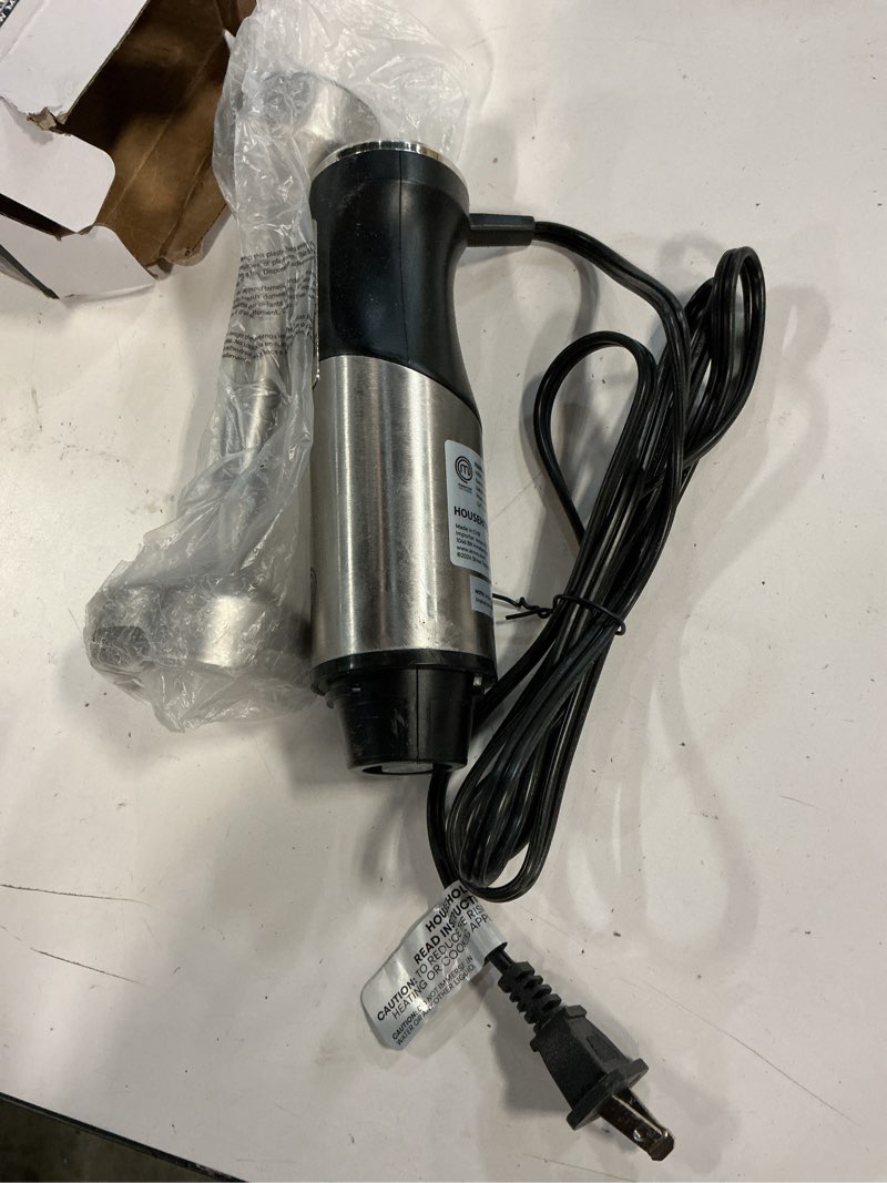 Condition photo showing Good Condition for MasterChef Immersion Blender Handheld, Stainless Steel Hand Held Blending Stick Emulsifier, Puree Blender for Making Baby Food, Soup, Sauces etc, Powerful 400W Motor with Variable Speed Control Hand Blender (Pack of 1) Standard