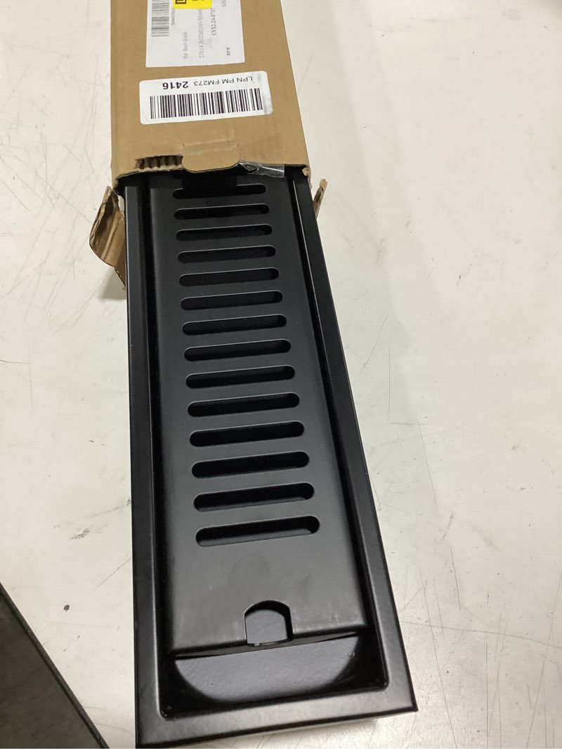 Condition photo showing Good Condition for tonchean 24 Inch Linear Shower Drain, SUS 304 Stainless Steel Linear Drain, Long Shower Floor Drain with Self-Closing Core & Hair Catcher Fits 50-75mm Pipes for Tile/Marble Shower