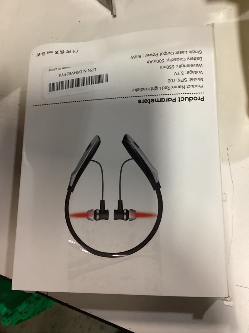 Condition photo showing New/Like New for 2-in-1 650nm Red Light Therapy Device for Nose & Ears – Tinnitus & Sinus Relief, Portable Neckband D