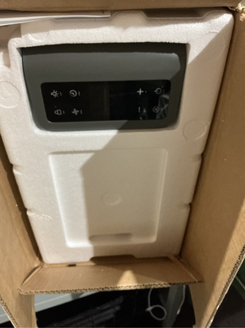 Condition photo showing As Is for aeocky 5500 sq.ft energy star most efficient 2024 dehumidifier, max 105 pint/day smart compressor dehumidifier with drain hose,intelligent humidistat,for basement,bedroom,home,bathroom white 105 pints - 5500 sq.ft