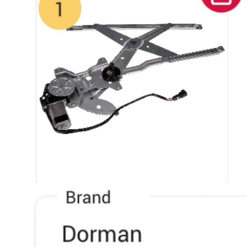 Dorman 741-801 Front Driver Side Power Window Regulator and Motor Assembly Compatible with Select Toyota Models