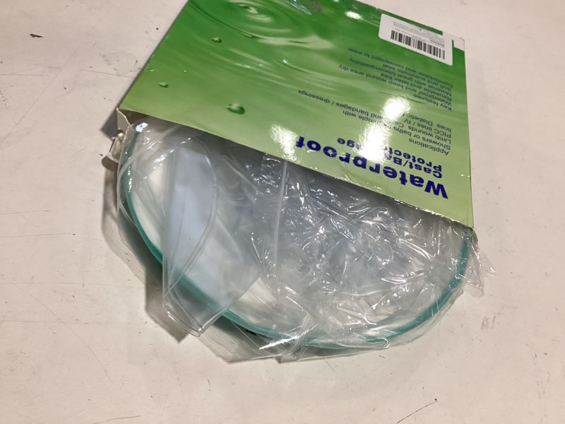 Condition photo showing Good Condition for waterproof leg cast cover for showering, reusable shower sleeve for leg after surgery, watertight non-slip adult fracture protector bag, watertight adult cast protector for calf/ankle/wound/bandages leg 1pk
