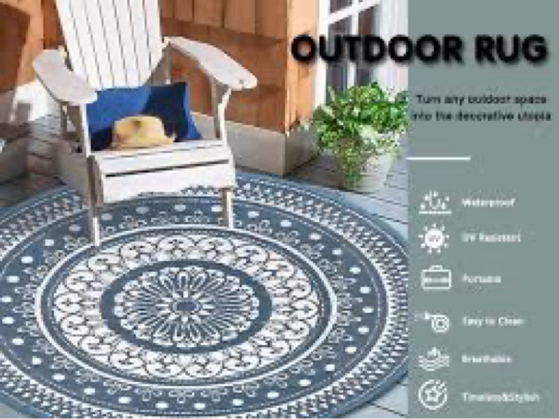 Outdoor-indoor area rug 