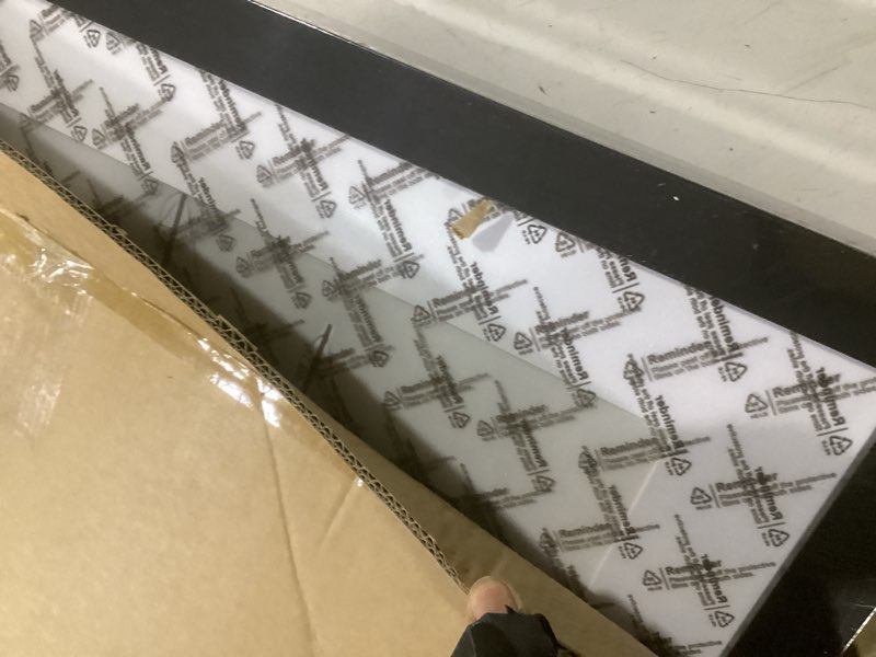Condition photo showing Good Condition for pealsn 20x28 picture frame set of 2, display pictures 16 x 24 with mat or 20 x 28 without mat for wall mounting display, poster frames, black