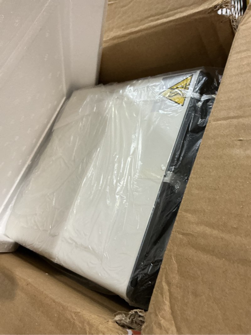 Condition photo showing New/Like New for sterilizer for nail tools, 12l multifunctional high temperature cleaning dry box stainless steel with temp control, tweezer sterilizer, stainless trays, timer, nail salon equipment