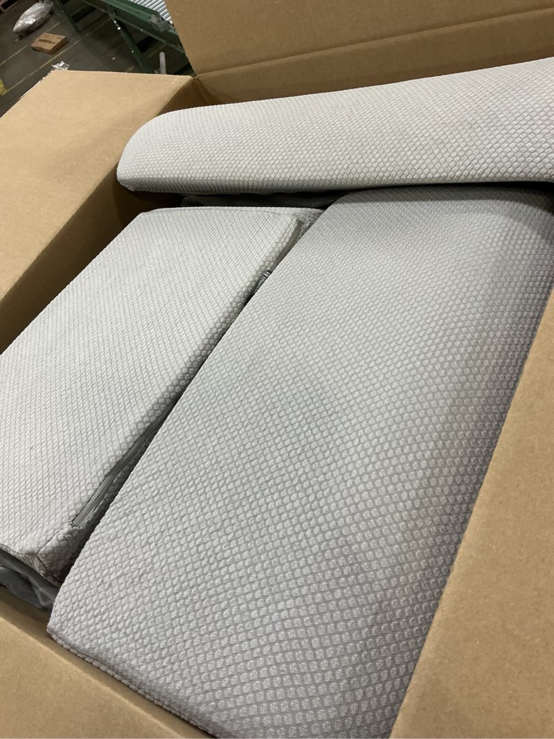 Condition photo showing Good Condition for 9PCS Orthopedic Bed Wedge Pillow Set for After Surgery Recovery, Body Positioners for Back and Leg Pain Relief, Adjustable Memory Foam Comfort for Sitting up in Bed, Ideal for Adult Acid Reflux & GERD