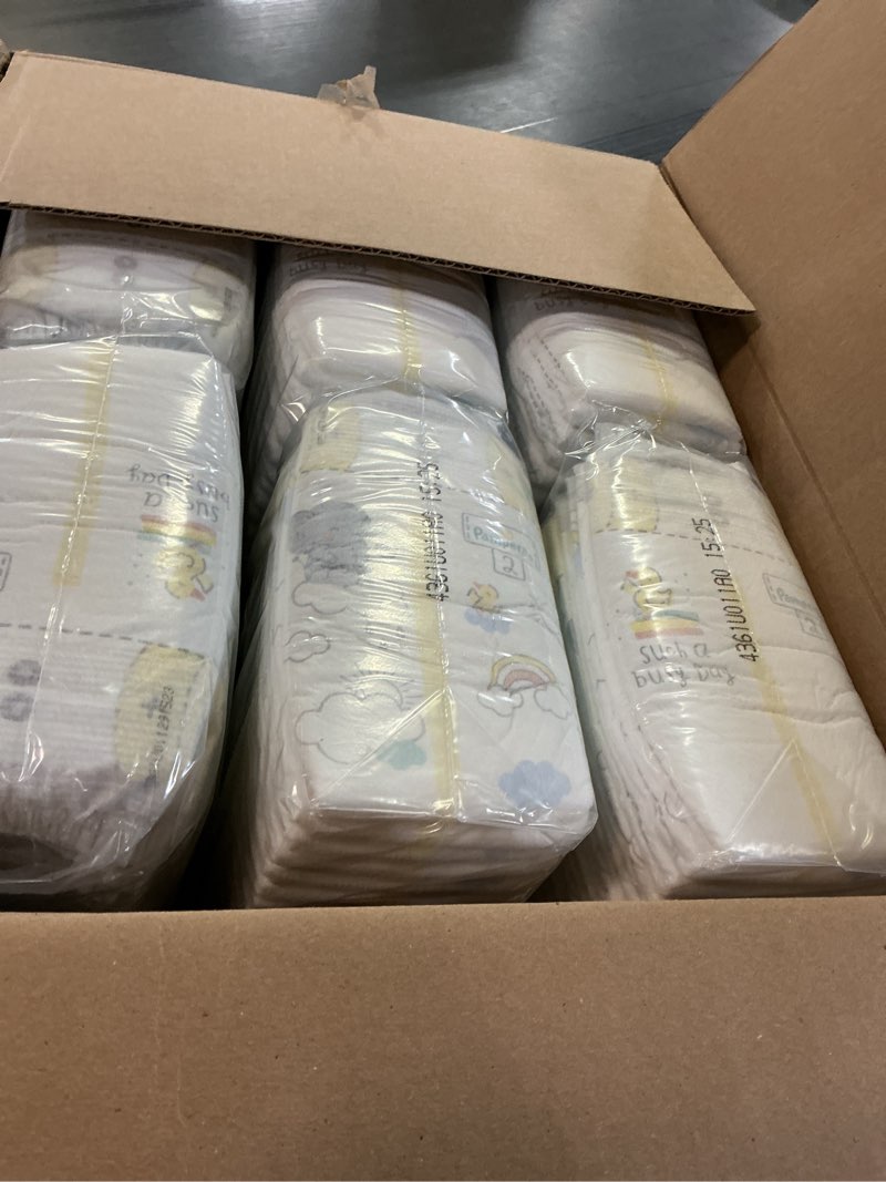 Condition photo showing New/Like New for pampers swaddlers diapers, size 3 (13-26 lbs), 168 count, absorbent, keeps baby dry and comfortable, skin safe disposable baby diaper size 3 168