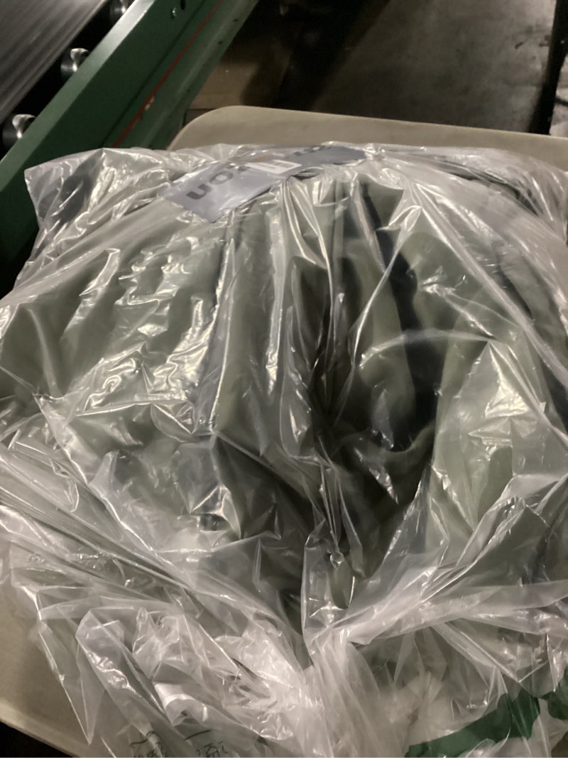 Condition photo showing New/Like New for HolidayIdeas Open Back Fitted Tableclothss for 8 Foot Rectangle Table, Wrinkle Resistant Washable Table Covers 96x30 Inch for Craft Fairs, Banquets, Trade Show Display, Sage Green,4 Pcs Sage Green | Open Back 30x96 Inch | 4 Pcs