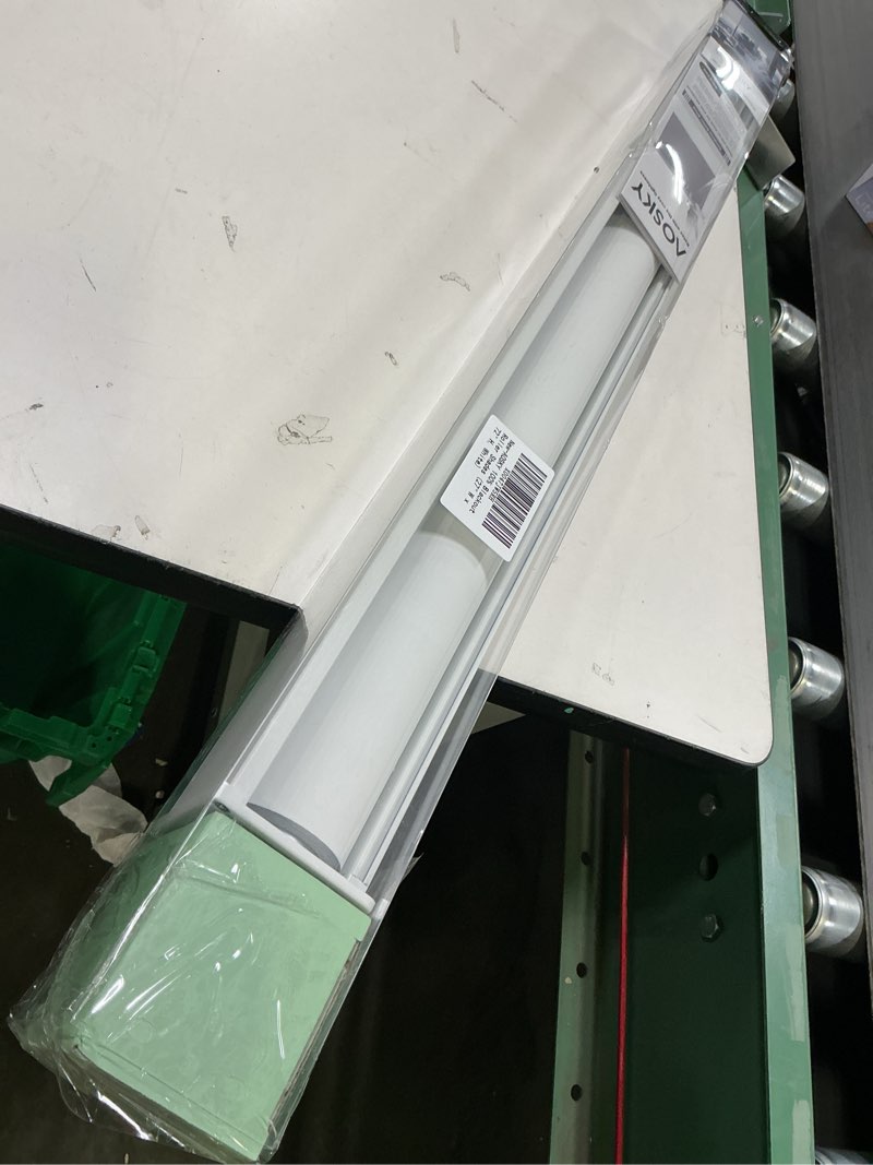 Condition photo showing Good Condition for AOSKY Blackout Roller Shades Cordless Blinds for Windows, Free-Stop Shades with Valance, Thermal Insulated Fabric, UV Protection, Natural Woven Blinds for Home and Office (27" W x 72" H, White) White 27"W x 72"H