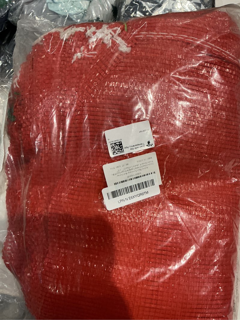 Condition photo showing As Is for deebree 50pcs extra large mesh produce bags 60 lbs reusable onion sacks vegetable storage bags washable net bag 21” x 32” for onion potato firewood crawfish, pack of 50