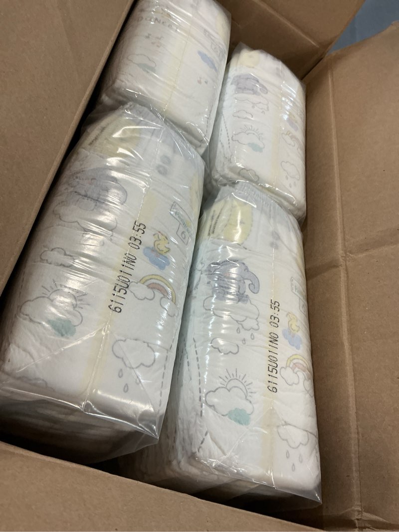 Condition photo showing New/Like New for pampers swaddlers diapers, size 6 (23-44 lbs), 108 count, absorbent, keeps baby dry and comfortable, skin safe disposable baby diaper (packaging may vary) size 6 108