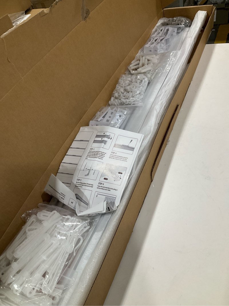 Condition photo showing Good Condition for TEAKMAMA Ceiling Curtain Track, Curtain Track Built-In Mute Bar,Ceiling/Wall Mount Heavy Duty Rail S